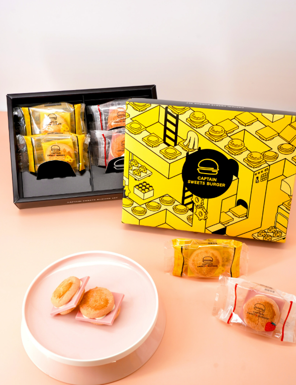 【預購】CAPTAIN SWEETS BURGER|甜點漢堡|卡比聯名|起司巧克力漢堡|草莓漢堡|小漢堡|日本伴手禮|東京伴手禮