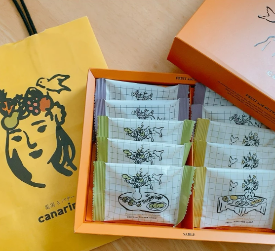 【預購】果実とバタ canarina | 漿果和黃油 | 費南雪 | 餅乾 | 禮盒 | 送禮 | 東京伴手禮 | 日本代購