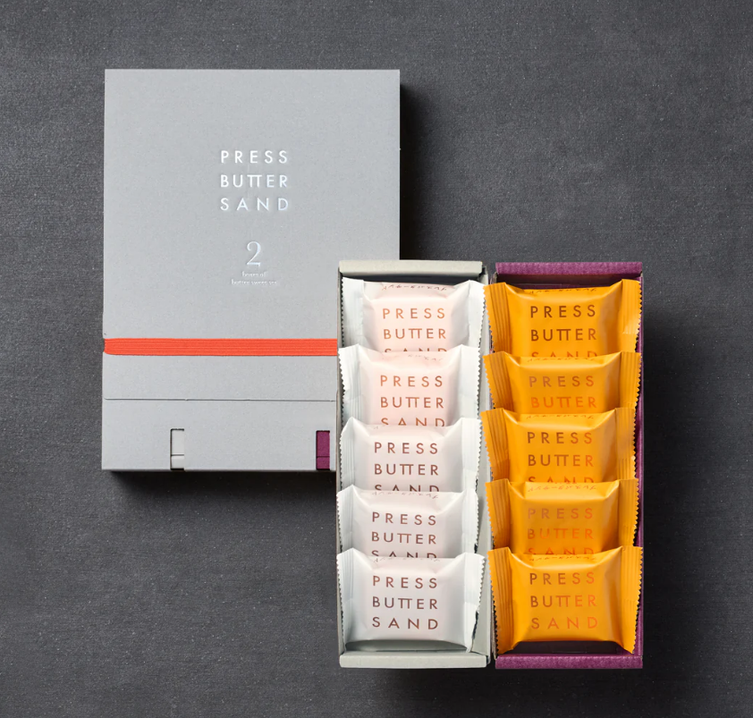 【預購】PRESS BUTTER SAND|期間限定|地瓜奶油夾心餅|奶油夾心餅|夾心餅|日本伴手禮|東京伴手禮