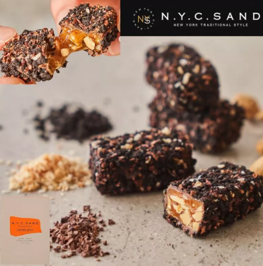 【預購】N.Y.C.SAND｜焦糖磚｜焦糖牛軋糖｜牛奶巧克力｜焦糖｜夾心餅乾｜禮盒推薦｜日本伴手禮｜東京伴手禮