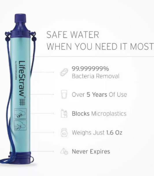 【現貨速發🔥】美國 LifeStraw 生命吸管 戶外登山露營必備 個人淨水器 緊急濾水工具 美國亞馬遜正品現貨