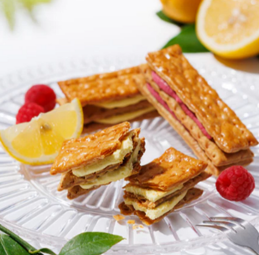 【預購】MILLE-FEUILLE MAISON FRANCAIS┃日本代購┃銀座アヴニュ┃蘭姆葡萄法式千層酥禮盒┃千層酥┃限量紀念款┃檸檬┃覆盆子┃巧克力┃香草千層酥