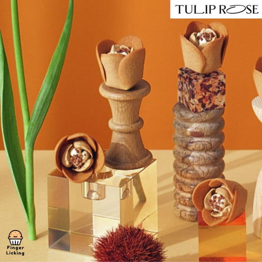 【預購】TULIP ROSE┃季節限定┃栗子蒙布朗┃花朵甜點┃牛奶奶油┃巧克力┃東京伴手禮┃熱門伴手禮